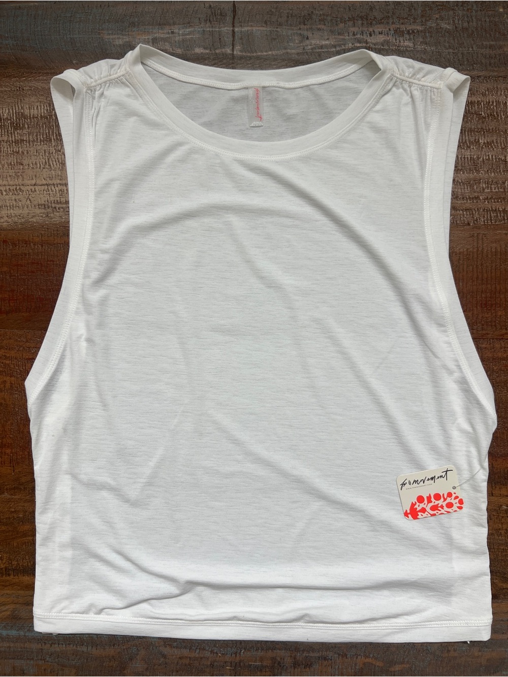 FP Movement by Free People Tempo Sport Mode UV Protection Muscle Tee White - Lg